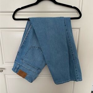 Size 29 J. Crew jeans with pink stripe